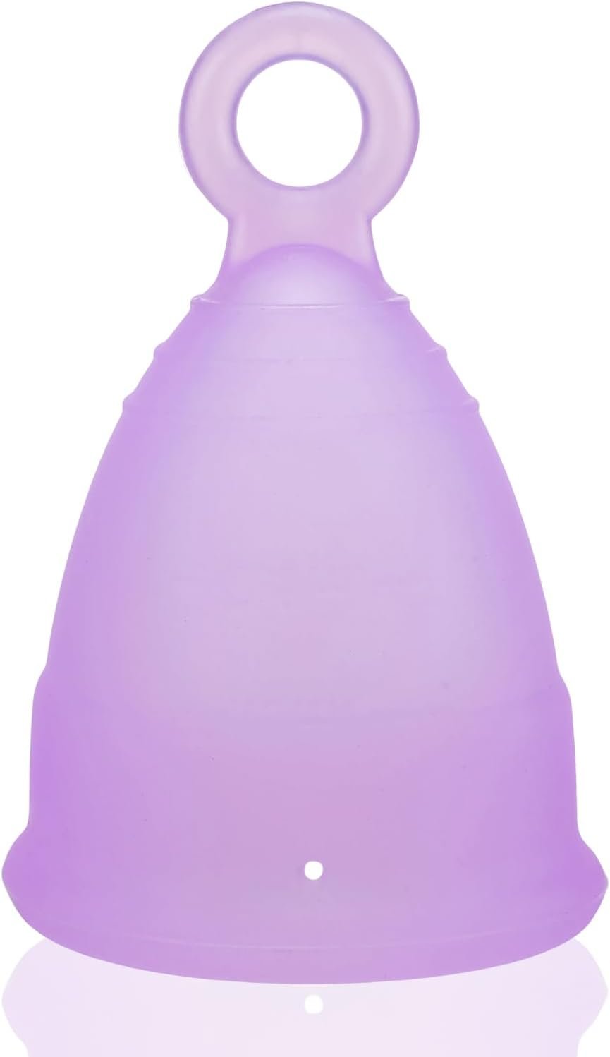 Reusable Menstrual Cups, 12 Hours of Leak-Free Protection, Soft Medical Grade Silicone Period Cups, Beginner Friendly